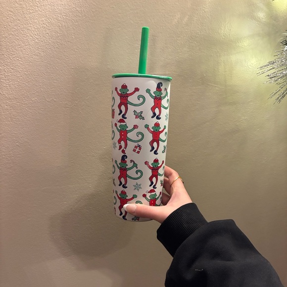Other | Roller Rabbit X Starbucks Limited Edition Monkey Mas Tumbler ...
